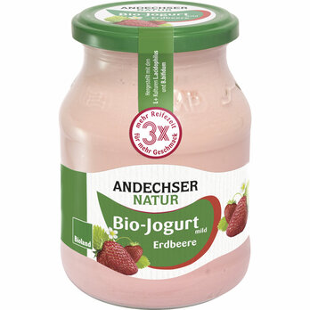 ANDECHSER Erdbeerjoghurt 500g zur Selbstabholung MHD: 16.12.2022