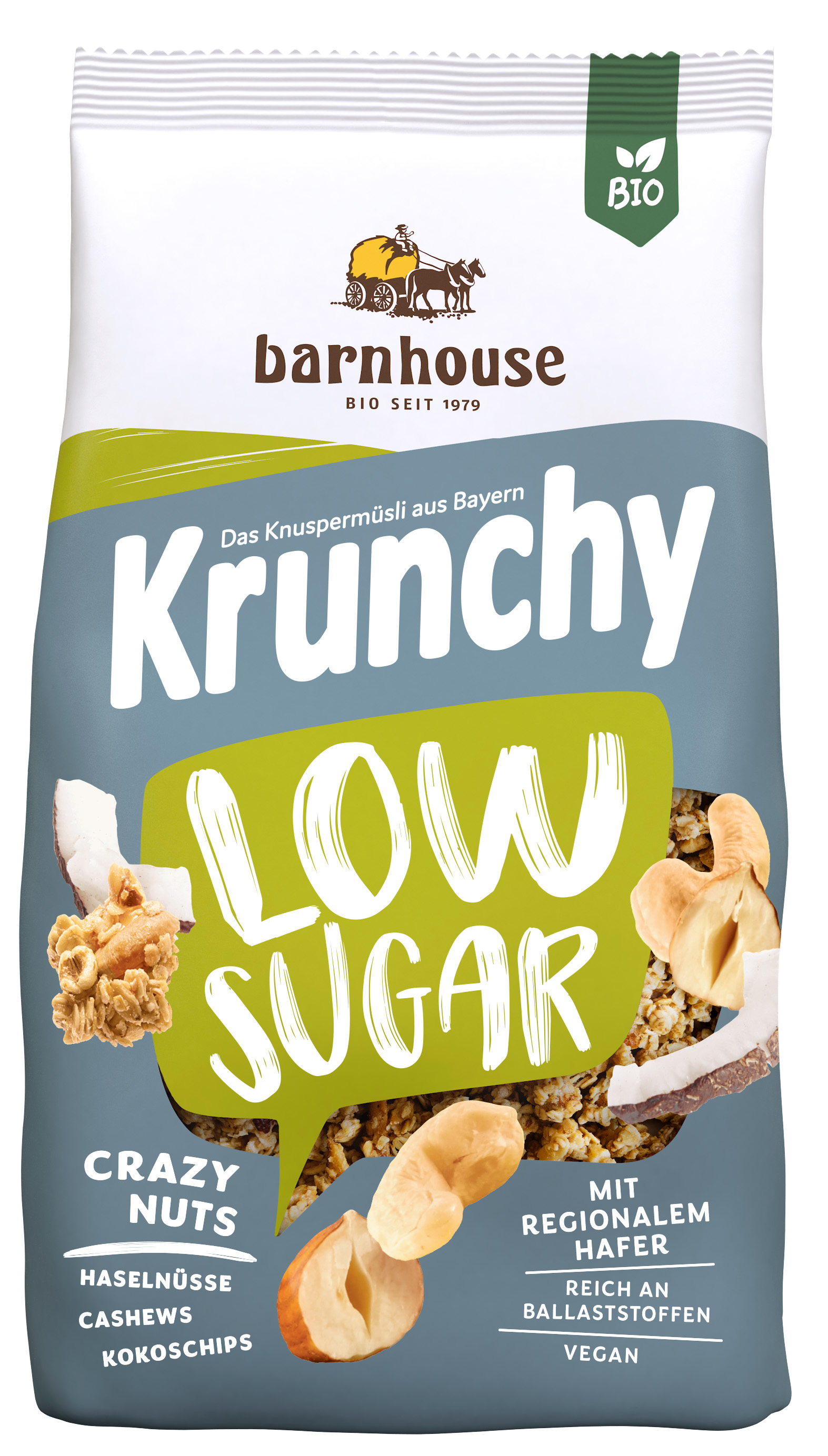 Krun. Low Sugar Crazy Nuts 375g