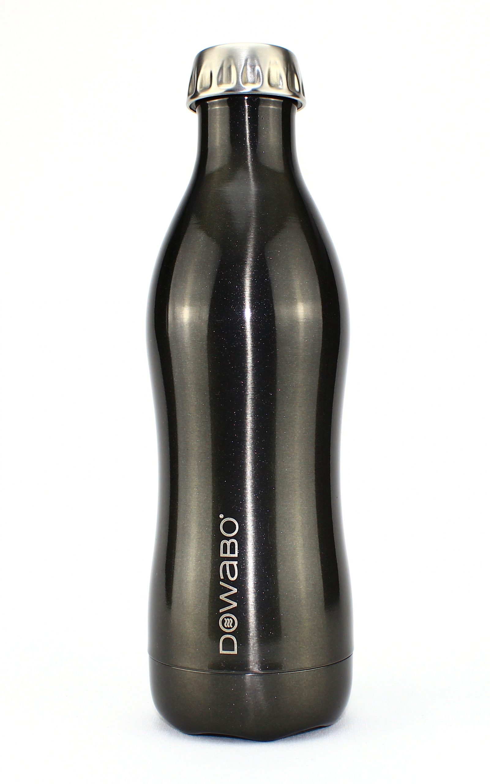 DOWABO Isolier-Stahlflasche 0.5 Liter schwarz