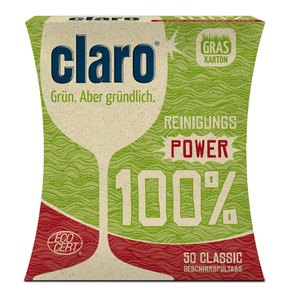 claro 100% Tabs ohne Farb- & Duftstoffe 50 Tabs