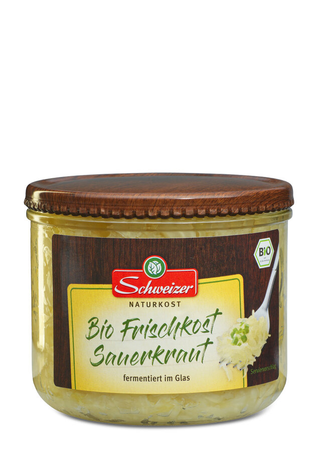 Naturkost Sauerkraut Frischkost, 410 ml Glas zur Selbstabholung