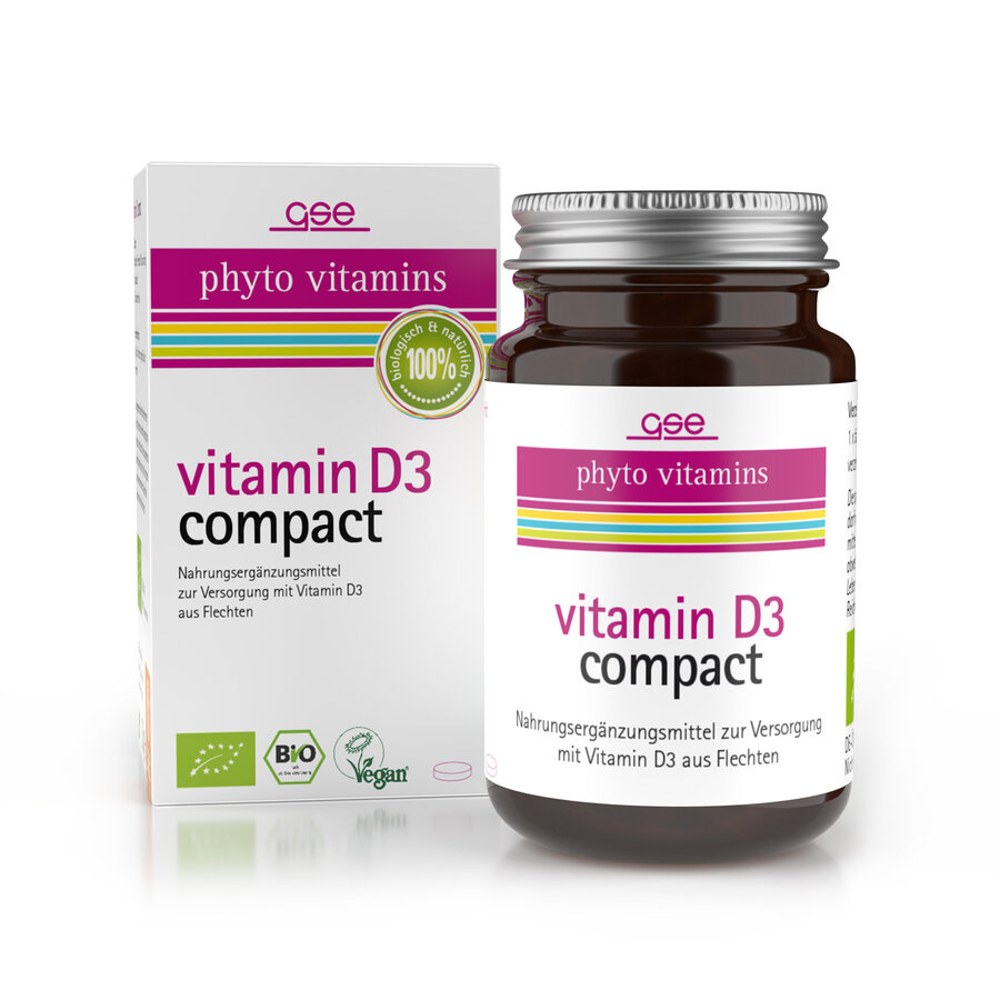  Vitamin D3 Compact (Bio), 60 Tabl. à 500 mg 30g 