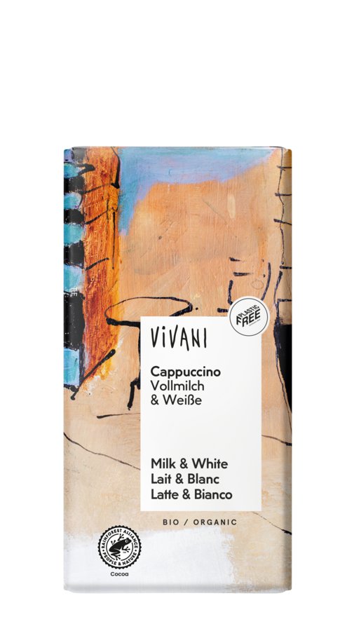 Vivani Cappuccino Vollmilch & Weiße Schokolade
