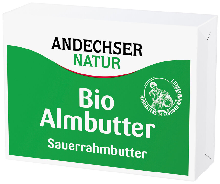  Andechser Natur Bio Almbutter 250g  zur Selbstabholung MHD: 30.03.2023