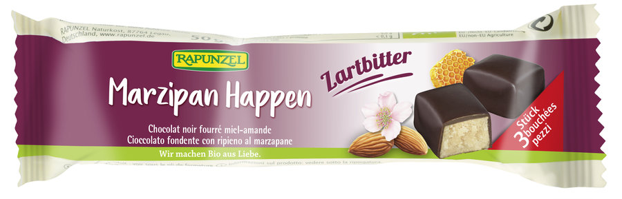 Marzipan-Happen Zartbitter 50g