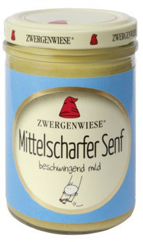 Zwergenwiese Mittelscharfer Senf, 160ml